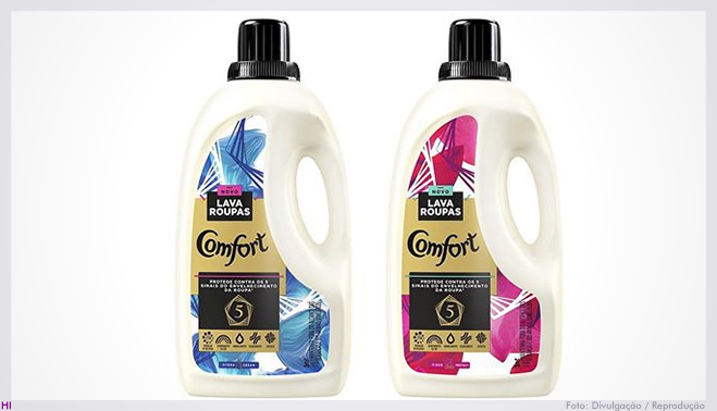 Comfort lança sabão para lavar roupas