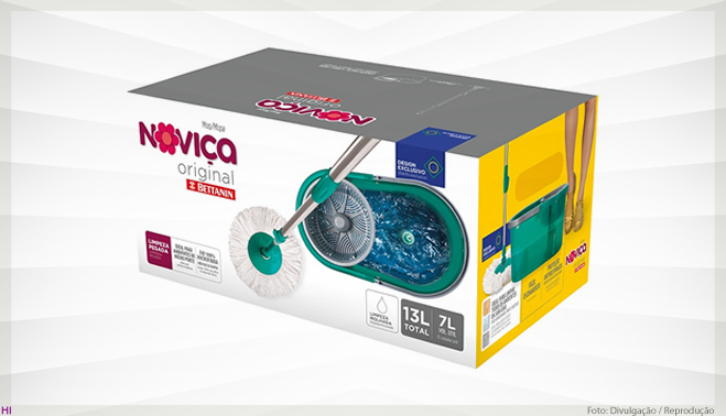 Bettanin apresenta Noviça Mop original, desenvolvido e produzido no Brasil