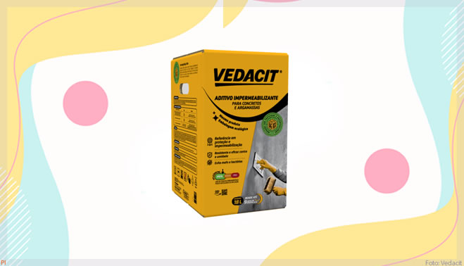 Vedacit apresenta impermeabilizante em caixa de papelão