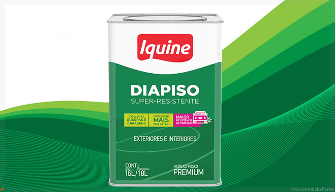 Tintas Iquine relança tinta para pisos em centenas de cores