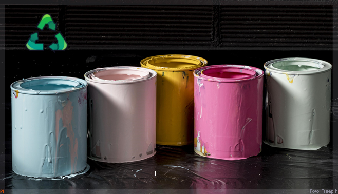 Parceria para reciclagem de latas de tintas
