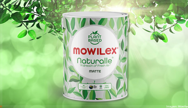 Mowilex cria a primeira tinta renovável e de base biológica