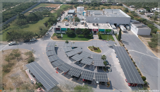 As instalações norte-americanas da AkzoNobel estão operando com eletricidade 100% renovável