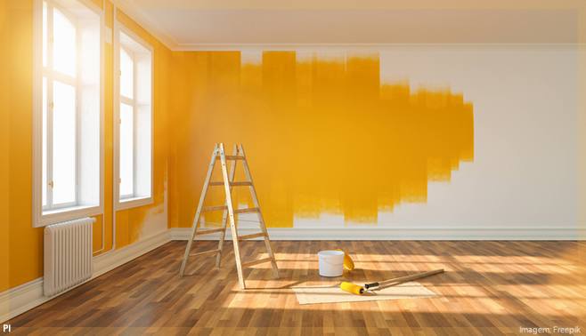 Dias mais quentes favorecem a pintura de áreas internas e externas