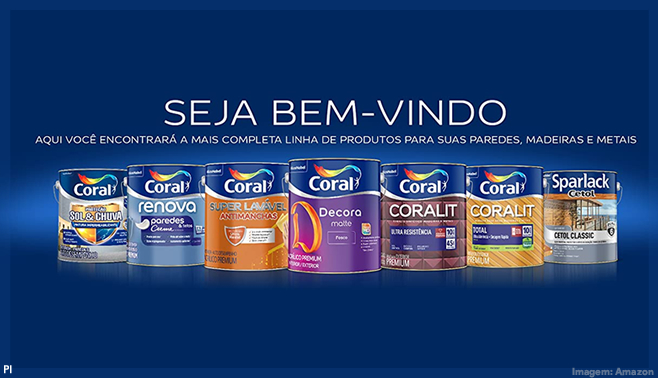 Amazon lança nova Loja de Coral Tintas