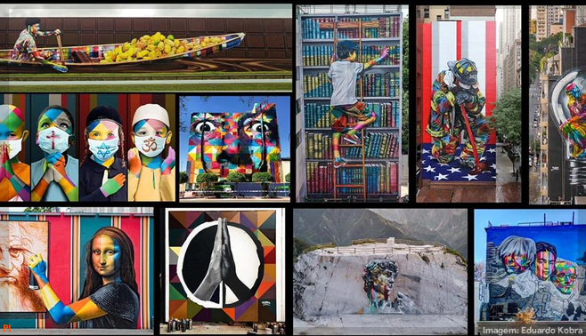 Artista brasileiro Eduardo Kobra ganha exposição em Nova York