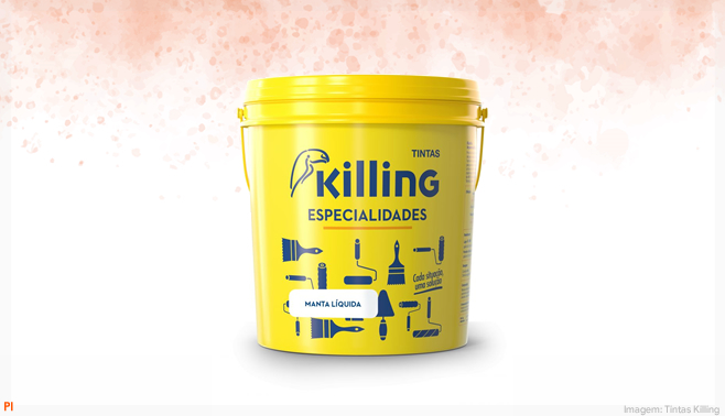Tintas Killing lança manta líquida
