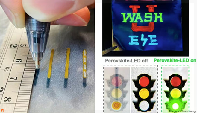 Cientistas desenvolveram uma tinta para canetas esferográficas que pode desenhar LEDs