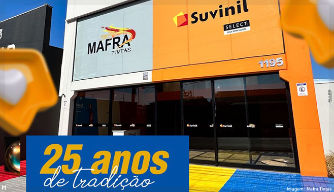 Mafra Tintas comemora 25 anos