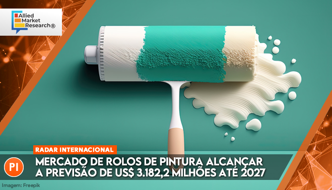 Mercado de rolos de pintura alcançar a previsão de US$ 3.182,2 milhões até 2027