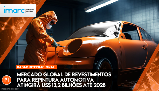 Mercado global de revestimentos para repintura automotiva atingirá US$ 13,2 bilhões até 2028