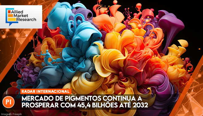 Mercado de pigmentos continua a prosperar com 45,4 bilhões até 2032