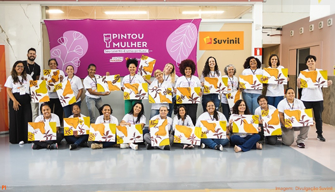 Suvinil homenageia mulheres pintoras com ações especiais em março