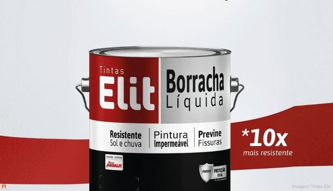 Tintas Elit Lança Borracha Líquida como inovação no mercado de tintas