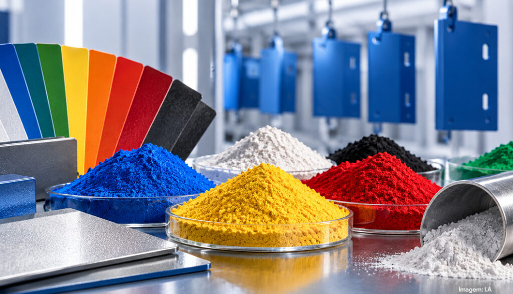 Mercado global de tintas em pó deve dobrar até 2036