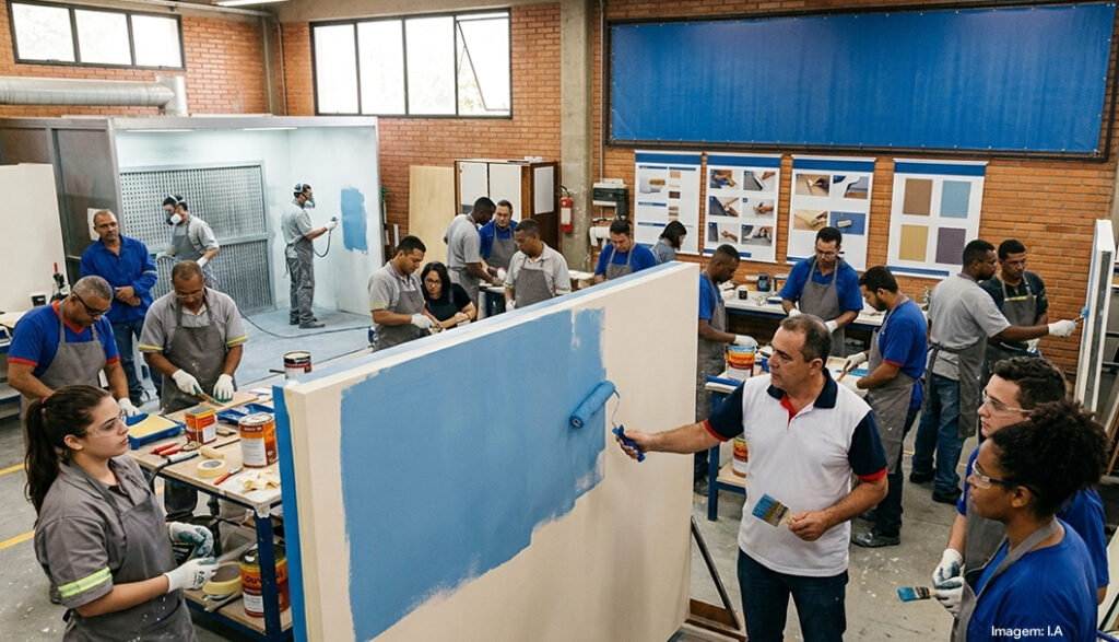 Ciacollor fortalece capacitação e impacto social com pintores